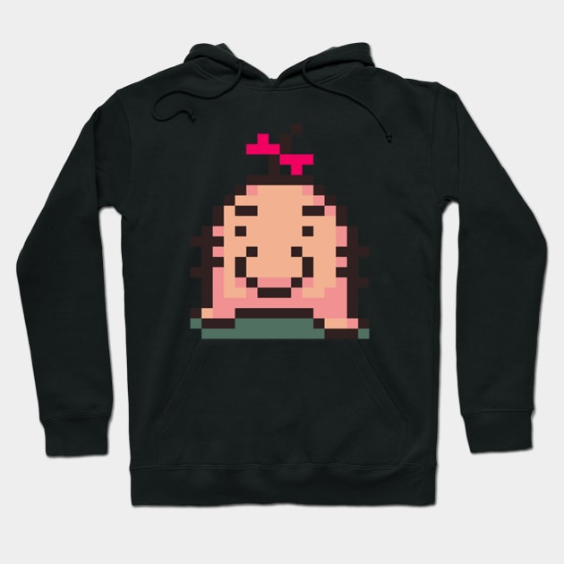 Mr. Saturn Pixel Shirt Hoodie by Mietere